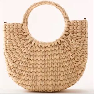 Abercrombie & fitch rattan bag